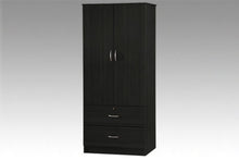 Load image into Gallery viewer, Two door wardrobe with 2 drawers
