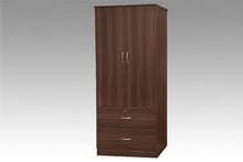 Load image into Gallery viewer, Two door wardrobe with 2 drawers

